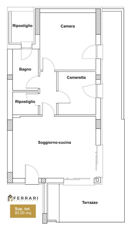 Ferrari Apartments Ponente Caorle Eksteriør bilde